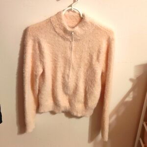 Juniors pink sweater